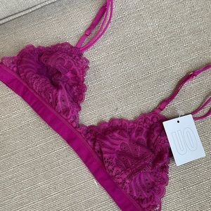 Urban outfitters out from under S Xs Magenta pink bralette bra
